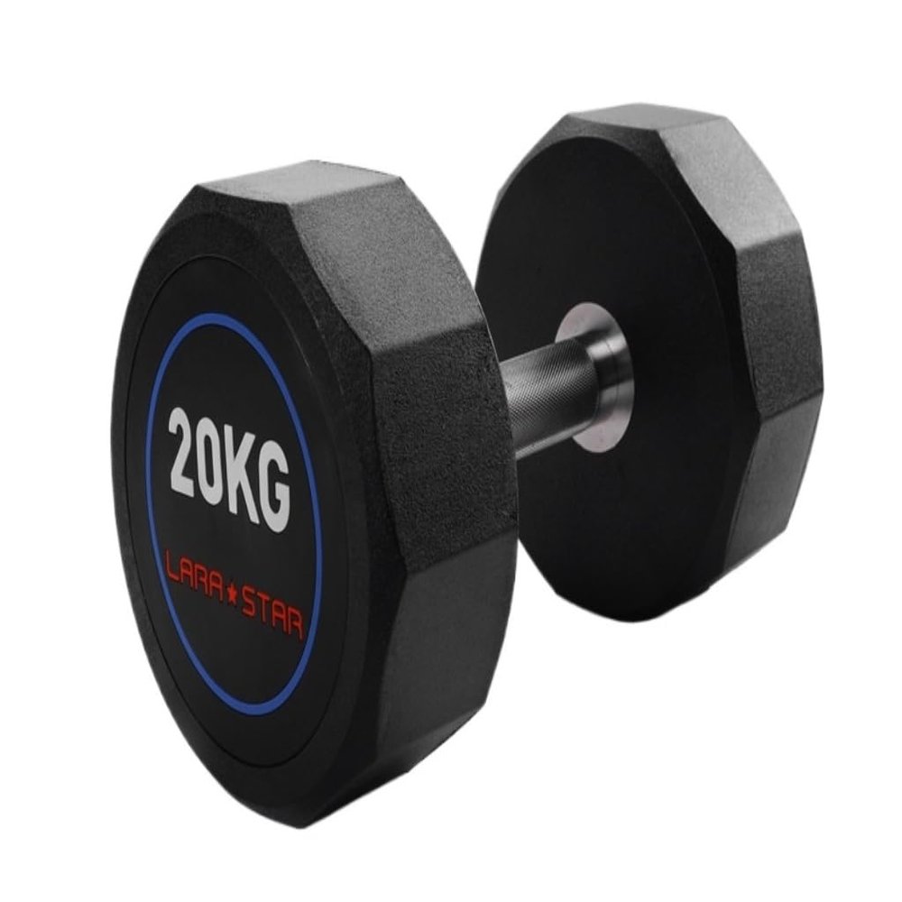 Dumbbel Men's Fixed Hexagonal Dumbbell Pure Steel Rubber-Coated Combination Set, Odor-Free Home Gym Equipment Barbell