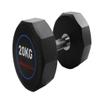 Dumbbel Men's Fixed Hexagonal Dumbbell Pure Steel Rubber-Coated Combination Set, Odor-Free Home Gym Equipment Barbell view 1