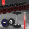 Dumbbel Men's Fixed Hexagonal Dumbbell Pure Steel Rubber-Coated Combination Set, Odor-Free Home Gym Equipment Barbell view 2
