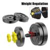 Dumbells Adjustable-Dumbbells-Set,80lbs Free Weights Set With Connector,Fitness Exercises For Home Gym Suitable Men/Women,Yellow Dumbell Set view 4