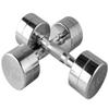 HAMEXLN Dumbells Stainless Steel Dumbbells Electroplated Pure Steel Dumbbells For Men And Women 1-10kg Fitness Dumbbells Dumbell Set, 6kg, Silver view 1