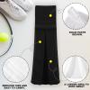Moukeren 6 Pcs Football Towel Cotton Quarterback Football Field Hand Towel with Hook and Loop Fastener for Sports Football Golf Gym Accessories(Black, White, Gray) view 3