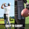 Moukeren 6 Pcs Football Towel Cotton Quarterback Football Field Hand Towel with Hook and Loop Fastener for Sports Football Golf Gym Accessories(Black, White, Gray) view 4