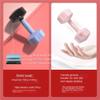 HAMEXLN Dumbells Dumbbells, Women's Home Fitness Equipment, Yoga Exercises, Arm Muscle Training, Hand Training Dumbbells Dumbell Set, 2kg, Grey view 4