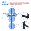 Weight Plate Storage Rack, Wall Mounted Bumper Plate Weight Rack Storage, Space Saving Strength Training Plate Trees for Garage Home Gym Strength Training, Load Up to 700 LBS, 3-Peg, Fit 2" Plates (Weight Plate Storage Wall Mount) view 3