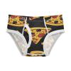 ALAZA Funny Pizza Stylish Black Boys' Briefs Soft Underwear Available in Sizes 4t view 1