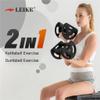 HAMEXLN Dumbbell Lake Triangle Dumbbell For Men Fitness Home Multifunctional Kettlebell Professional Exercise Material, Pure Iron Dumbbells, 30kg, Black/White view 3