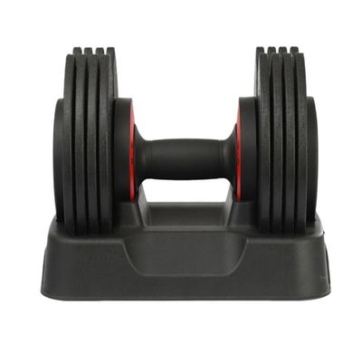 HAMEXLN Dumbbel Adjustable Dumbbell Set Dumbbells with Anti-Slip Handles Quick Adjustment, Innovative Fitness Equipment Barbell, 12kg, Black