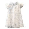 Floor Length Flower Girl Dress Suit Little Girl Skirt (Blue, 12-18 Months) view 1
