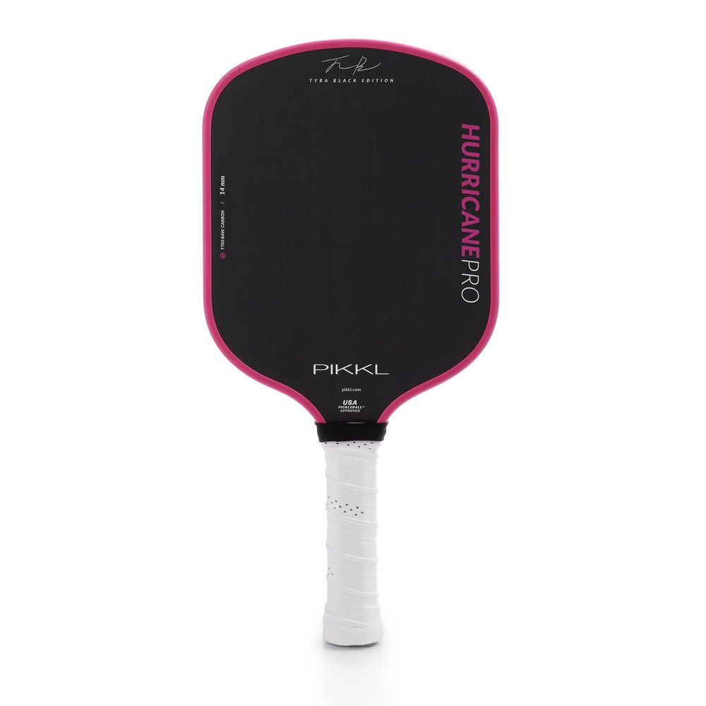 PIKKL Hurricane Pro T700 Carbon Fiber Pickleball Paddle (Pink, 14 mm)