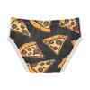 ALAZA Cartoon Pizza Black Funny Boys' Briefs Soft Underwear Available in Sizes 6y view 2