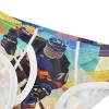 ALAZA Ice Hockey Player Abstract Boys' Briefs Soft Underwear Available in Sizes 4t Multicolor view 4
