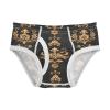 ALAZA Gold Flower Elegant Boys' Briefs Soft Underwear Available in Sizes 2t view 1