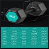 HAMEXLN Dumbbel Rubberized Dumbbells For Men And Women, Home Fitness Equipment For Arm Muscle Training, 5kg, 10/20kg Pairr Barbell, 4kg, Green view 2