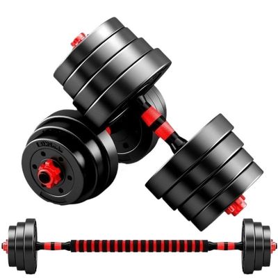 HAMEXLN Dumbells Dumbbells For Men And Women, Adjustable Sports Barbells, Dumbbells, Fitness Equipment, Home Pair Of Dumbbells Dumbell Set, 10kg, Red