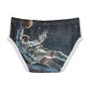 ALAZA Astronaut Basketball Space Star Boys' Briefs Soft Underwear Available in Sizes 5t Multicolor view 2