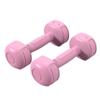 HAMEXLN Dumbells A Pair Of Dumbbells, Kilograms, Unisex Fitness Equipment, Household Arm Shaping And Slimming Yoga Dumbbells Dumbell Set, 4KG, Pink view 1