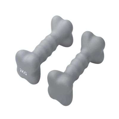 Dumbells A Pair Of Plastic-impregnated Dumbbells For Women's Sports And Fitness Exercises, Muscle Shaping Equipment Dumbell Set
