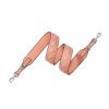 Women Leather Crossbody Strap Fashion Black Cowhide Bag Wide Shoulder Strap Replacement Purse Strap Accessories (Color : Pink-Silver, Size : 39.7-41.7") view 1