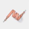 Women Leather Crossbody Strap Fashion Black Cowhide Bag Wide Shoulder Strap Replacement Purse Strap Accessories (Color : Pink-Silver, Size : 39.7-41.7") view 2