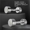 HAMEXLN Dumbbel Electroplated Dumbbells For Men And Women Home Gym Dumbbells For Arm Strength Training Steel Dumbbells Barbell, 16kg, Silver view 3