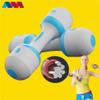HAMEXLN Dumbbel 10kg adjustable household male fitness dumbbells indoor sports training aerobics ladies handheld dumbbells Barbell, Pink view 2