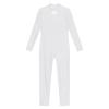 Linjinx Kids Girls Long Sleeve Sequins Gymnastics Leotard Unitard Full BodyJumpsuit One Piece Skating Bodysuit White 6 Years view 3