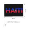 Yoladsume Haiti Flag Haitian Text Word Art Personalized Double-Sided Car Flag With Window Clip - Fade-Proof, Waterproof view 4