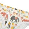 ALAZA Elephant Playing Leaves Boys' Briefs Soft Underwear Available in Sizes 2t Multicolor view 4