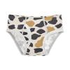 ALAZA Yellow Black Abstract Print Boys' Briefs Soft Underwear Available in Sizes 5t view 1