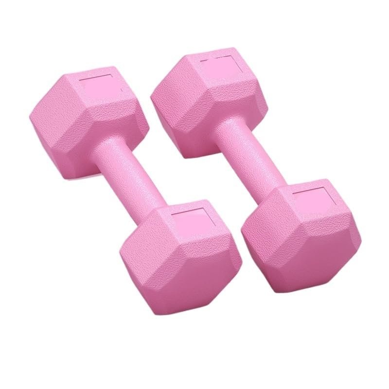 Dumbells Dumbbell Hexagonal Rubberized Dumbbells For Men And Women Fitness Outdoor Home Dumbbells Yoga Dumbbells Dumbell Set