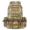 YunYunStrap Tactical Backpack 50L, Molle Daypack Men, 4 in 1 Military Bag, Outdoor Sport Hiking Climbing Army Camping Bags view 1