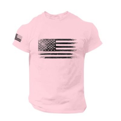 2025 Summer T-Shirts Men American Flag Patriotic Shirts Short Sleeve Graphic Tees Crewneck 4th of July Tshirts Tee Tops