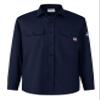 Ubon FR Shirts for Men Flame Resistan Welding Shirt FRC Work Shirt Long Sleeve Welder Shirts 7.5 Oz, Navy, X-Large view 1