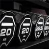 HAMEXLN Dumbbel Environmentally Friendly PVC Fixed Dumbbell Dumbbell Rack Men's Home Gym Training Dumbbell Equipment Sett Barbell, 30kg, Black view 3