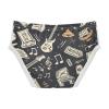 ALAZA Rock Music Note Guitar Retro Boys' Briefs Soft Underwear Available in Sizes 6y Multicolor view 2