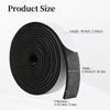 Mikzhskr Hat Tape Roll 80" Hats Size Reducer Insert Foam Filler Cap Sizing Tape Self Adhesive for Hard Hat, Graduation Cap, Cowboy, Fedora, Baseball Caps, Pana, Straw, Western (Black) view 2