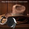 Mikzhskr Hat Tape Roll 80" Hats Size Reducer Insert Foam Filler Cap Sizing Tape Self Adhesive for Hard Hat, Graduation Cap, Cowboy, Fedora, Baseball Caps, Pana, Straw, Western (Black) view 4