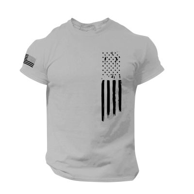2025 Summer T-Shirts Men American Flag Patriotic Shirts Short Sleeve Graphic Tees Crewneck 4th of July Tshirts Tee Tops