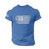 2025 Summer T-Shirts Men American Flag Patriotic Shirts Short Sleeve Graphic Tees Crewneck 4th of July Tshirts Tee Tops view 1