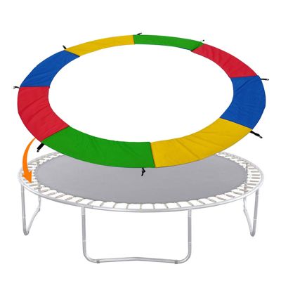 BIWKONI Trampoline Protection Pad Spring Safety Replacement Mat Trampoline Accessories Waterproof Anti-UV Protective Cover,Multi Color,10FT