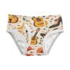 ALAZA Yellow Guitar Music Notes Boys' Briefs Soft Underwear Available in Sizes 3t view 1