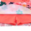 Girls Swimsuit One Piece UPF 50+ Floral Skirted Bathing Suit Modest Beach Swim Dress S472_PeachFlower_104/110 view 2