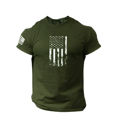 2025 Summer T-Shirts Men American Flag Patriotic Shirts Short Sleeve Graphic Tees Crewneck 4th of July Tshirts Tee Tops