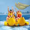 YJFEDCC Inflatable PVC Water Toy Banana Boat, Outdoor Surfing Rubber Boat, Can Carry 6 People, Rotating Boat Sea Motor Boat Towing Inflatable Toy view 1