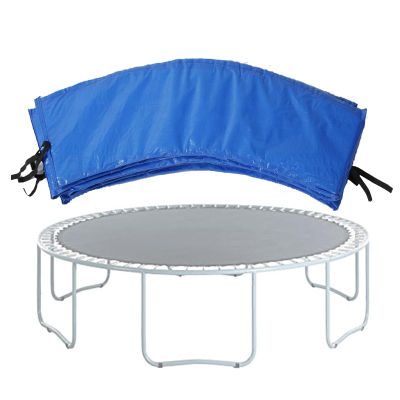BIWKONI Trampoline Replacement Safety Mat Round Trampoline Surround Spring Side Cover Anti-Collision Protection Pad Waterproof,8FT