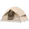UNP Camping Tent 2/3/4/6 Person Dome Tent, Easy to Set Up for Camping, Lightweight Camp Tent, Portable Camping Tent for Outdoor and Backpacking Beaches view 1