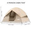 UNP Camping Tent 2/3/4/6 Person Dome Tent, Easy to Set Up for Camping, Lightweight Camp Tent, Portable Camping Tent for Outdoor and Backpacking Beaches view 2
