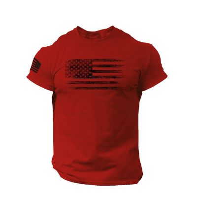 2025 Summer T-Shirts Men American Flag Patriotic Shirts Short Sleeve Graphic Tees Crewneck 4th of July Tshirts Tee Tops