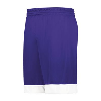 Augusta Sportswear Youth Swish Reversible Basketball Shorts, Purple/White, S